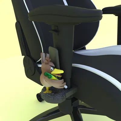 083 Farfetch'd – Giá đỡ remote gắn tay vịn ghế (Pokemon) | STL