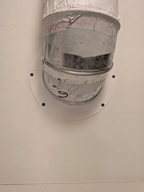 Viền che lỗ thông gió dạng tách đôi (Split Flange) 6 in - Image 1