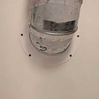 Viền che lỗ thông gió dạng tách đôi (Split Flange) 6 in