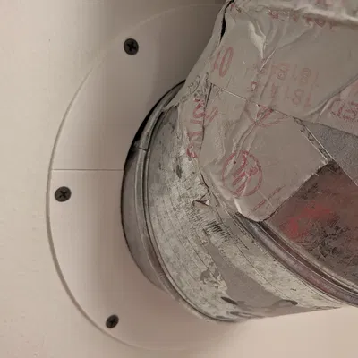 Viền che lỗ thông gió dạng tách đôi (Split Flange) 6 in