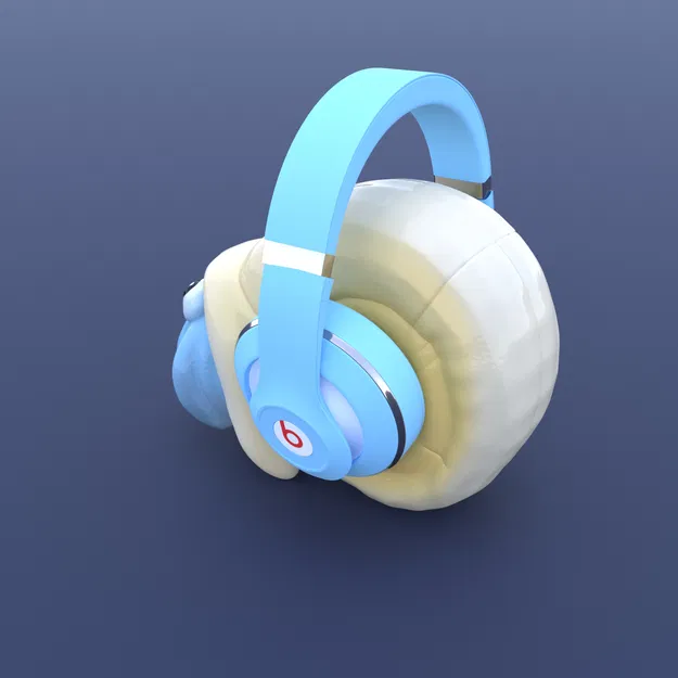 Mẫu 3D Pokemon 138 Omanyte – giá đỡ tai nghe - Image 2