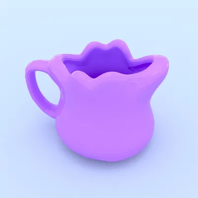 Mẫu 3D ly Ditto Pokemon (Ditto mug) 132 – STL/OBJ