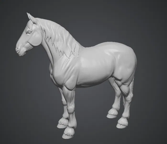 Ngựa kéo Belgian (Belgian Draught Horse) - Image 2