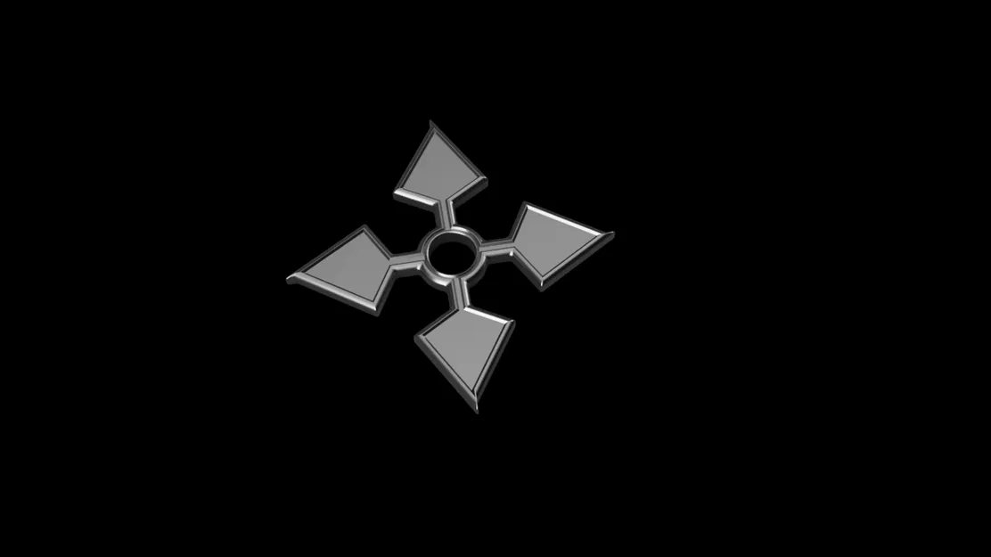 Ninja Star 4 points V3 – Phi tiêu ninja 4 cánh - Image 2