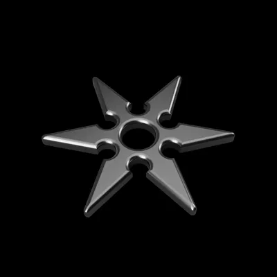 Ninja Star (Shuriken) đơn giản