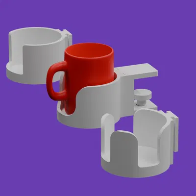 Giá đỡ ly/cốc (Cup/Mug Holder) cho Desk Clamp Modular Holder