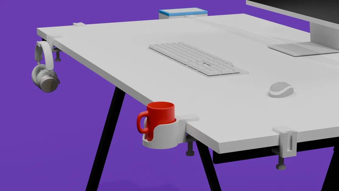 Giá đỡ ly/cốc (Cup/Mug Holder) cho Desk Clamp Modular Holder - Image 8