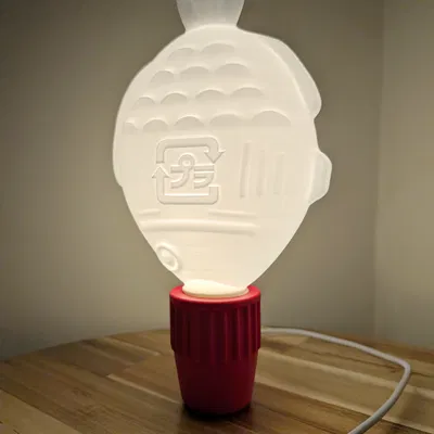 Đế/nắp USB nightlight mini cho Soy Fish Lamp của HH