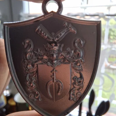 Móc khóa huy hiệu Prus III (Prus III Creast key chain)