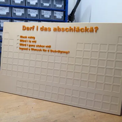 Bảng Tuần Hoàn “Lickable” – Trưng Bày Giáo Dục In 3D (Không Cần MMU)