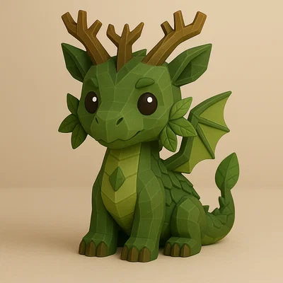 Rồng Druid Rừng Mini (Mini Forest Druid Dragon)
