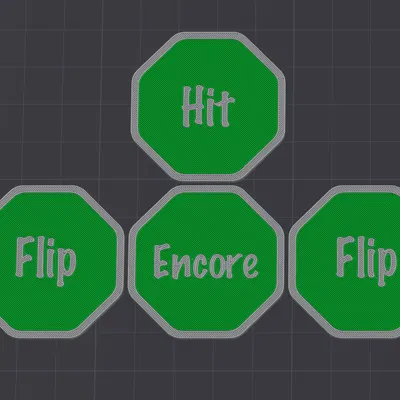 Jeton Stop/Encore (Flip 7) - Jetons Stop/Encore Flip 7