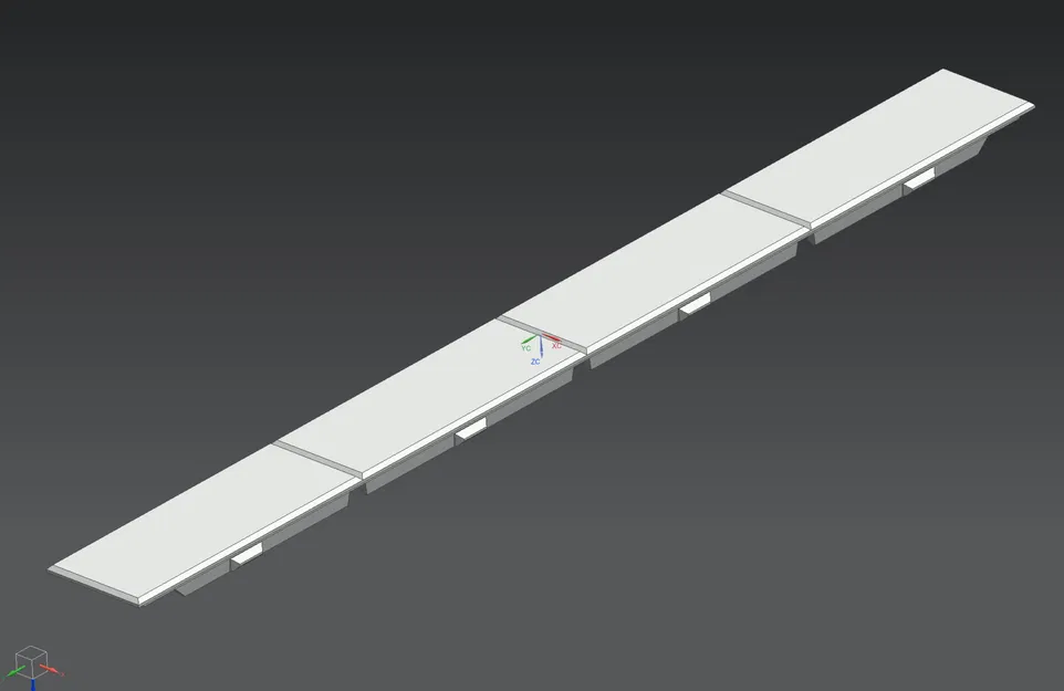 Phần cầu mô-đun Märklin H0 cho C-Track thẳng 172mm (nhiều mảnh) - Image 8