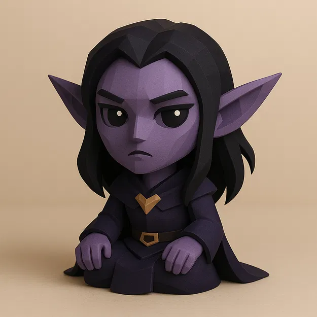 Mini Dark Elf (Tiểu Yêu Tinh Bóng Tối) - Image 1