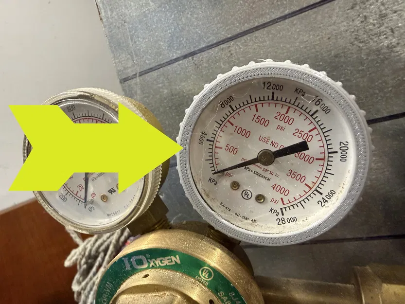 Vòng giữ kính đồng hồ (Gauge Lens Ring) cho gauge 55mm - Image 1