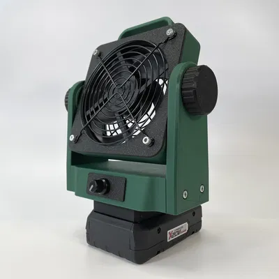 Quạt để bàn Modular 120mm (Tuỳ chọn ngàm pin Parkside X20V)