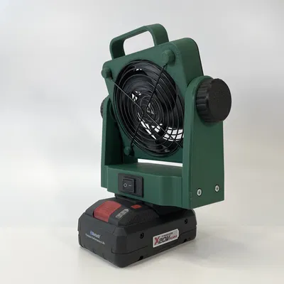 Quạt để bàn Modular 120mm (Tuỳ chọn ngàm pin Parkside X20V)