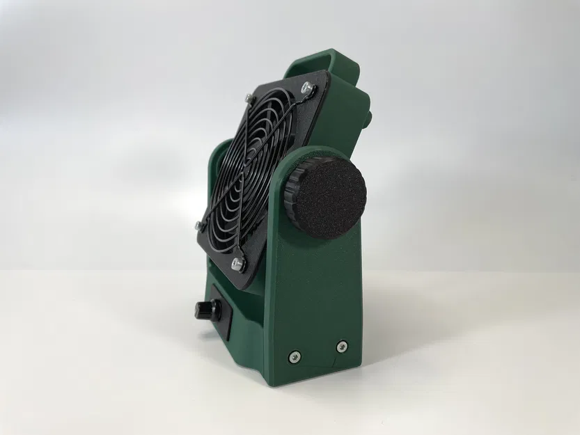 Quạt để bàn Modular 120mm (Tuỳ chọn ngàm pin Parkside X20V) - Image 7