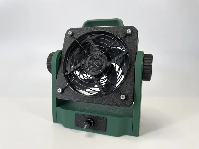 Quạt để bàn Modular 120mm (Tuỳ chọn ngàm pin Parkside X20V) - Image 8