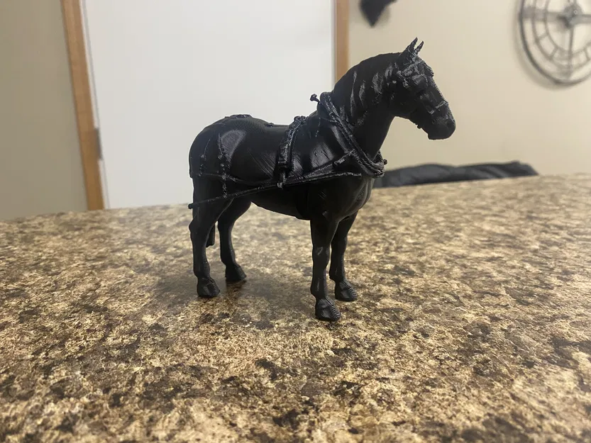 Ngựa kéo Belgian (Draught/Draft) kèm bộ Harness/Tack - Image 2