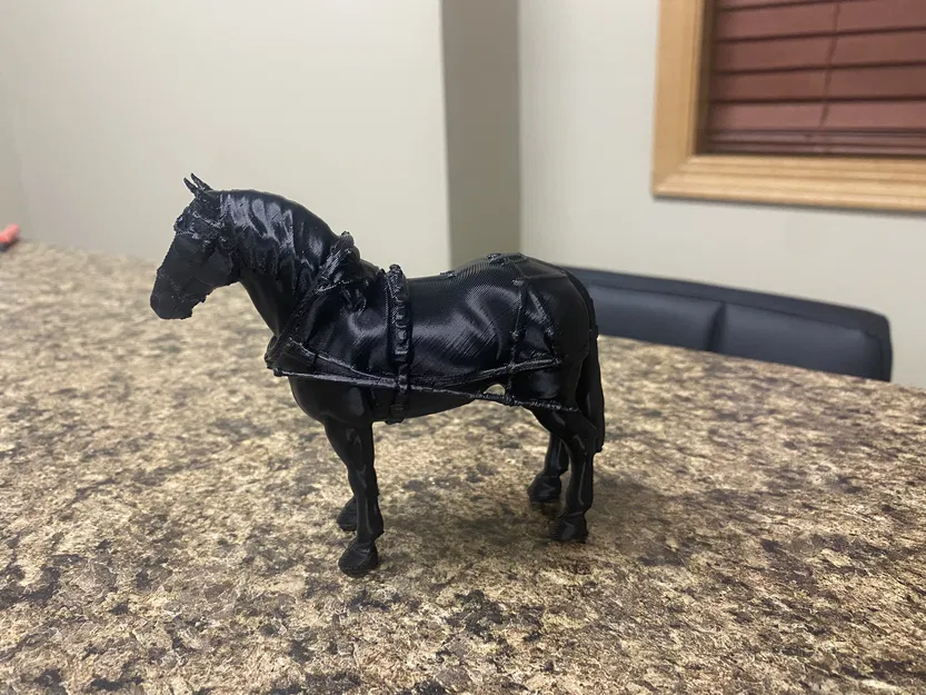 Ngựa kéo Belgian (Draught/Draft) kèm bộ Harness/Tack - Image 4