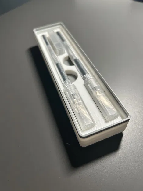 Khay Gridfinity 4x1 đựng scalpel (4x1 Scalpel Gridfinity Bin) - Image 1