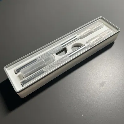 Khay Gridfinity 4x1 đựng scalpel (4x1 Scalpel Gridfinity Bin)