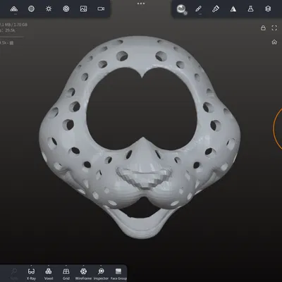 Đế đầu fursuit thỏ (chưa test)