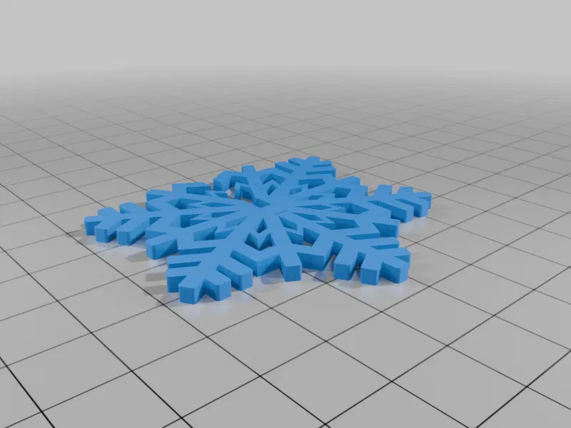 Móc treo trang trí bông tuyết (Snowflake ornament) - Image 1