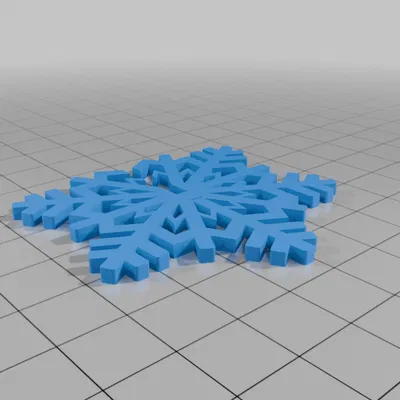 Móc treo trang trí bông tuyết (Snowflake ornament)