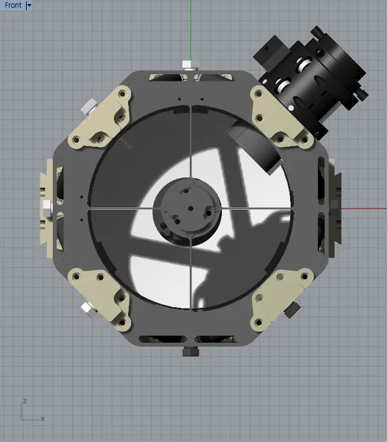 Kính thiên văn Newtonian truss carbon 8 inch - Image 4