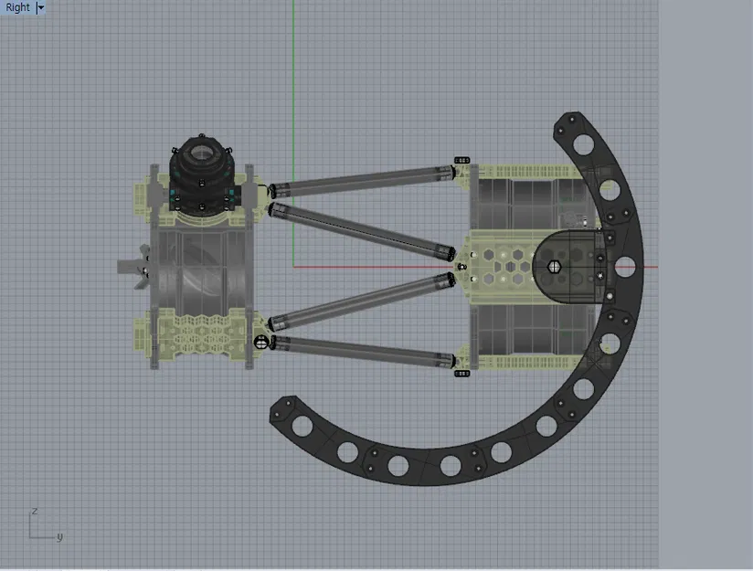 Kính thiên văn Newtonian truss carbon 8 inch - Image 5