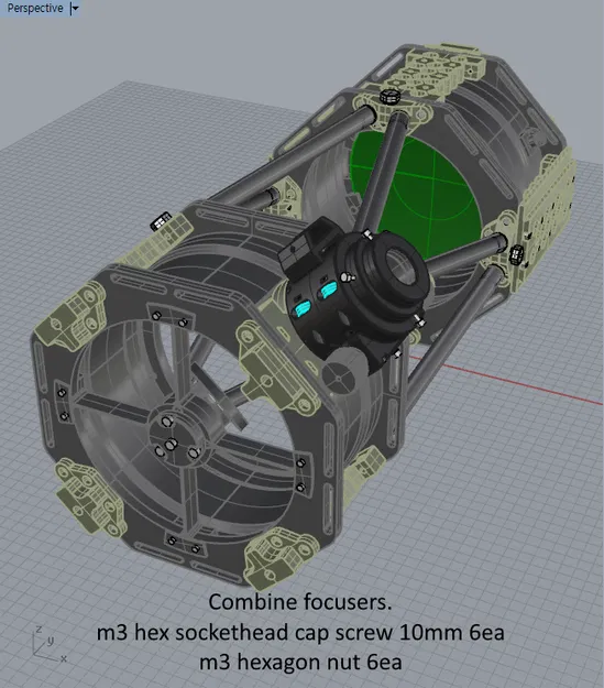 Kính thiên văn Newtonian truss carbon 8 inch - Image 65