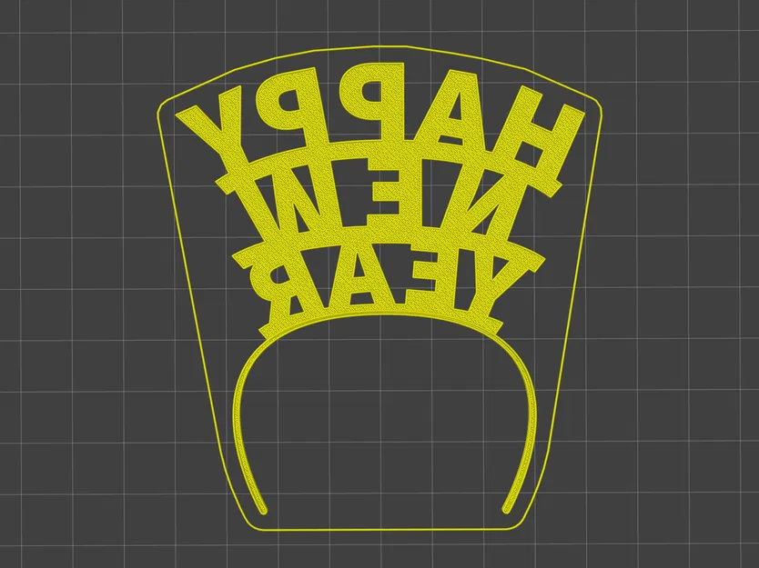 Băng đô topper “Happy New Year” cho Labubu (Spiral Vase) - Image 5