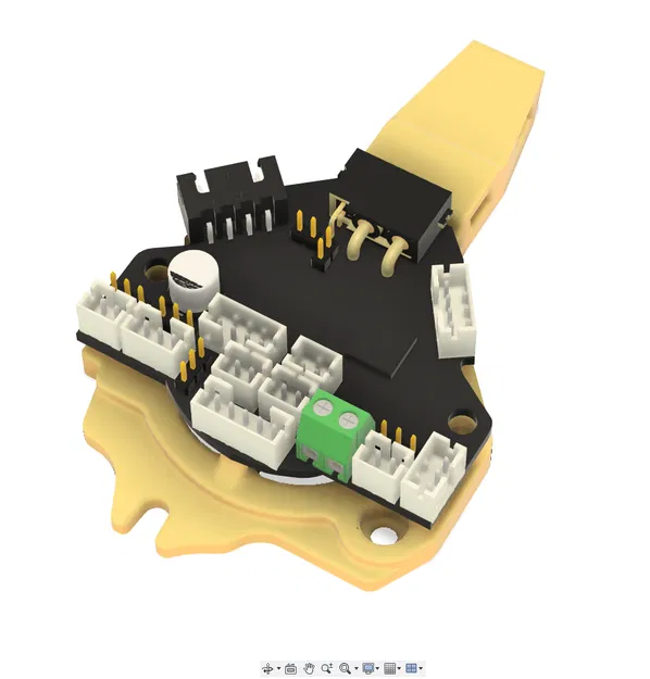 Ngàm gắn toolhead Bigtreetech BTT EBB36 GEN2 cho A4T + Orbiter v2 - Image 1