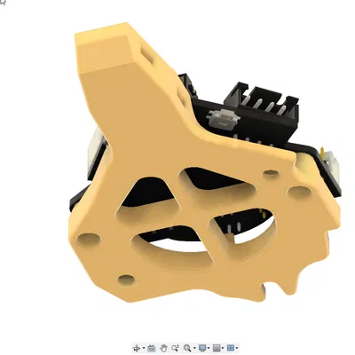 Ngàm gắn toolhead Bigtreetech BTT EBB36 GEN2 cho A4T + Orbiter v2