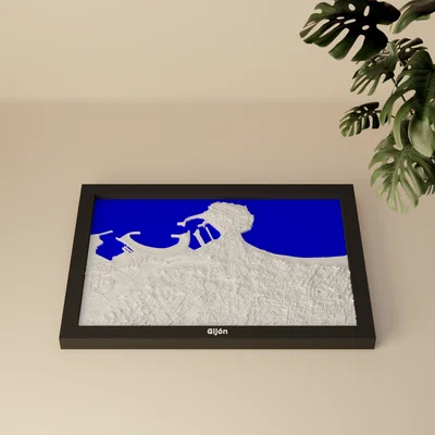 Gijón, Tây Ban Nha - Mô hình thu nhỏ 3D