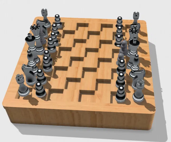 Porta chess set – Bộ cờ vua di động - Image 2