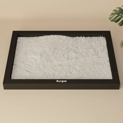 Burgos, Tây Ban Nha - Mô hình 3D thu nhỏ