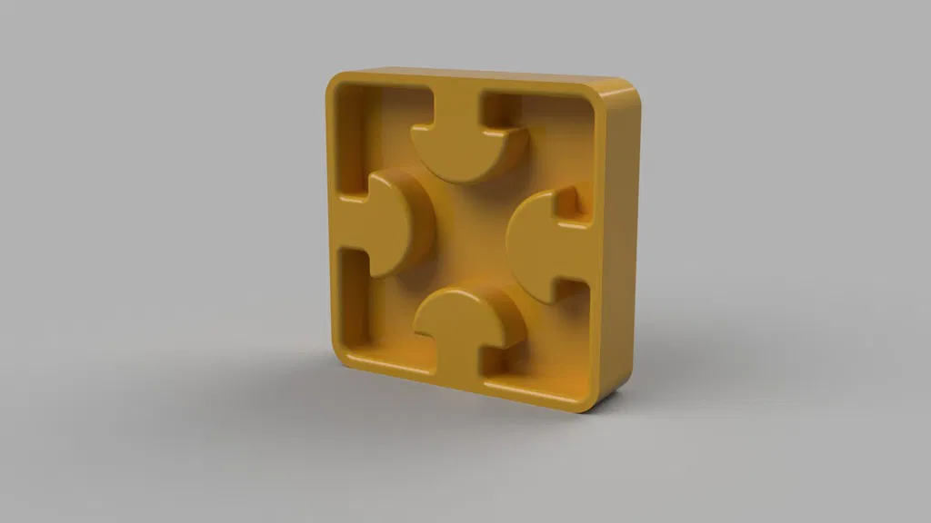 Nắp bịt đầu nhôm định hình 2020 (2020 extrusion end cap) - Image 1