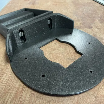 Router Track Sled - Bàn trượt dẫn hướng router theo track saw