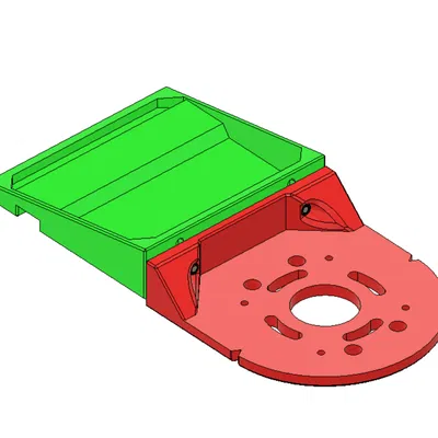 Sled trượt Router Track cho DeWalt DCW600