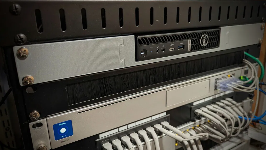 Giá đỡ rack 1U cho Micro Lenovo/Dell/HP/NUC – Khay đơn/khay đôi - Image 5