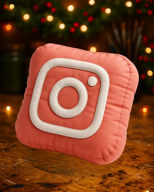 Gối Biểu Tượng Mạng Xã Hội – Đệm Trang Trí Mềm Mại - Image 1