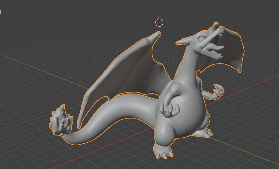 Charizard (Pokémon) – Mô hình mượt - Image 1