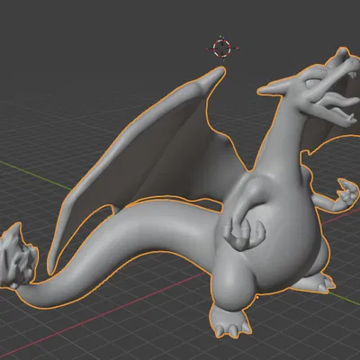 Charizard (Pokémon) – Mô hình mượt