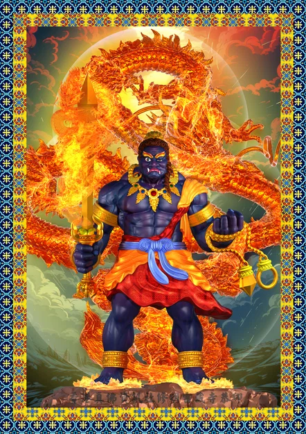 Bất Động Minh Vương (Acalanātha) – 不動明王acalanātha - Image 4