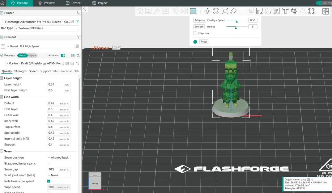 Mini D&D Nữ người lùn – thương nhân du hành (Female_dwarf_traveling_merchant) - Image 2