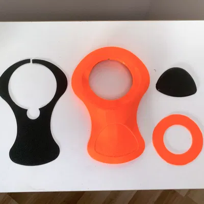 Các chi tiết TPU cho handrest SpaceMouse Compact