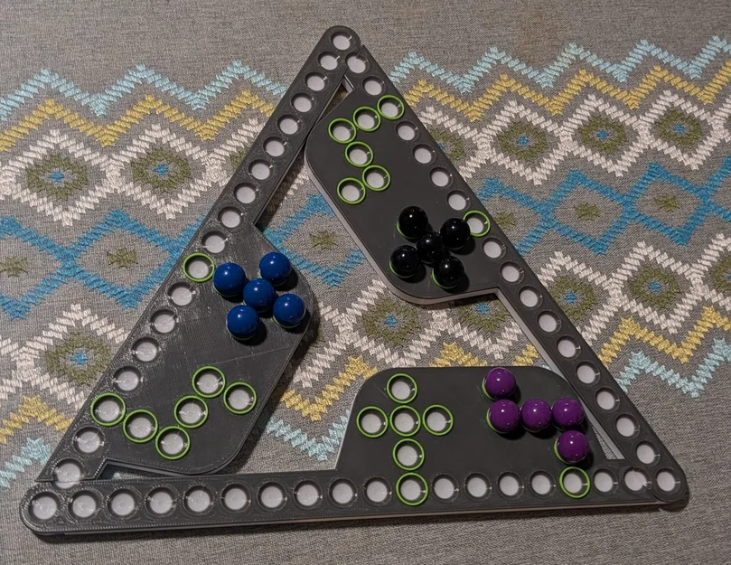 Bàn cờ Marbles and Joker (Marbles and Joker Game Board) - Image 1